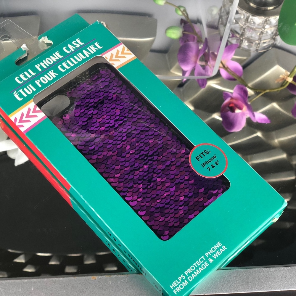 Bling Transition Sequin iPhone 7/8 Case - Picture 6 of 8